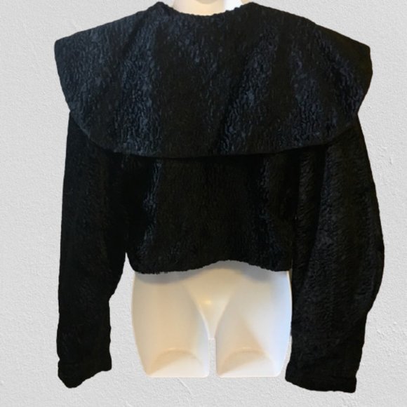 Barboglio Cristina Jan Bolero Jacket Cropped Vintage 80s Size 8 - Picture 2 of 10